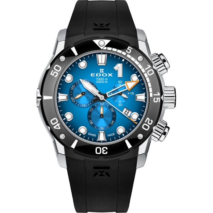 Мъжки часовник Edox Class-1 CO-1 Chrono Titan 10242 TIN BUIDN