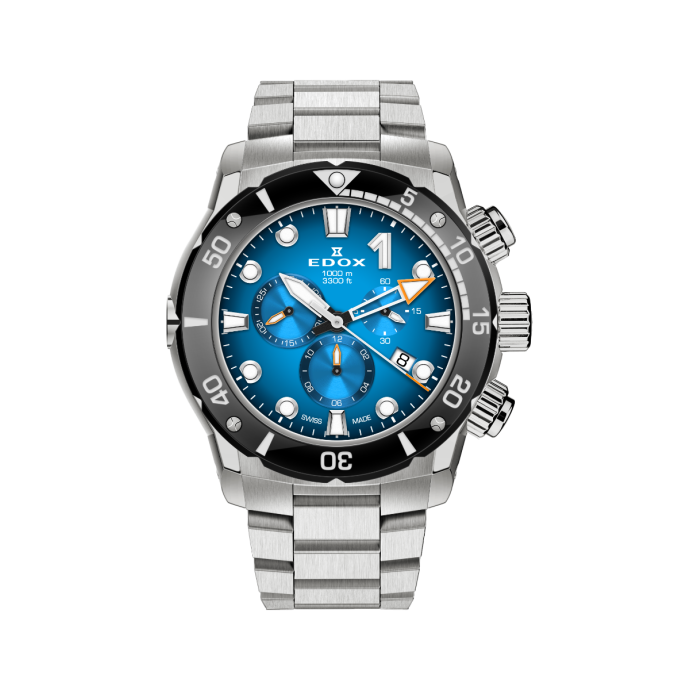 Мъжки часовник Edox CO-1  Chrono quartz 10242 TINM BUIDN