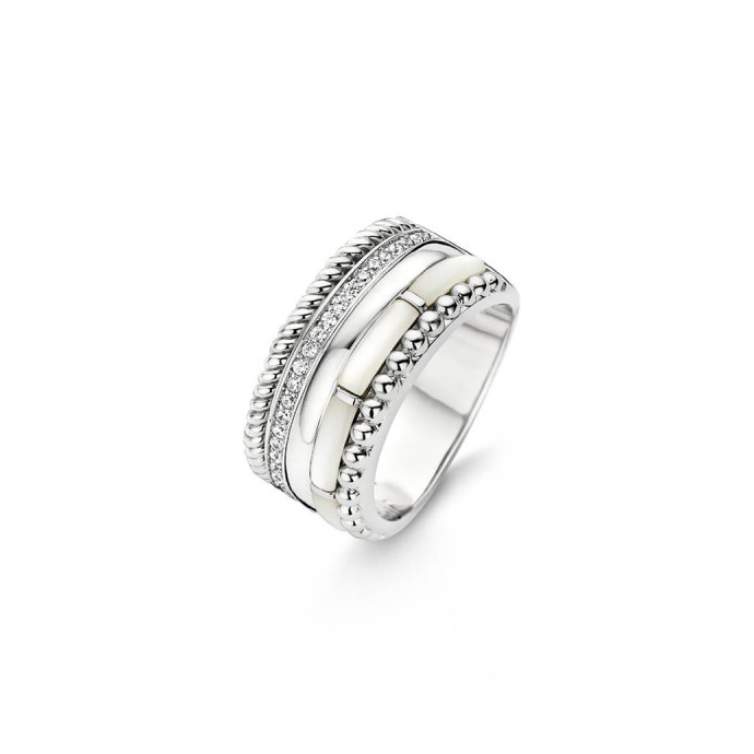 Дамски сребърен пръстен Ti Sento 12038MW/52