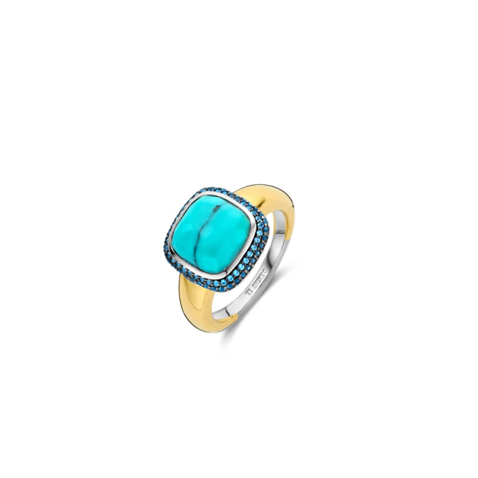 Дамски сребърен пръстен Ti Sento 12330TQ