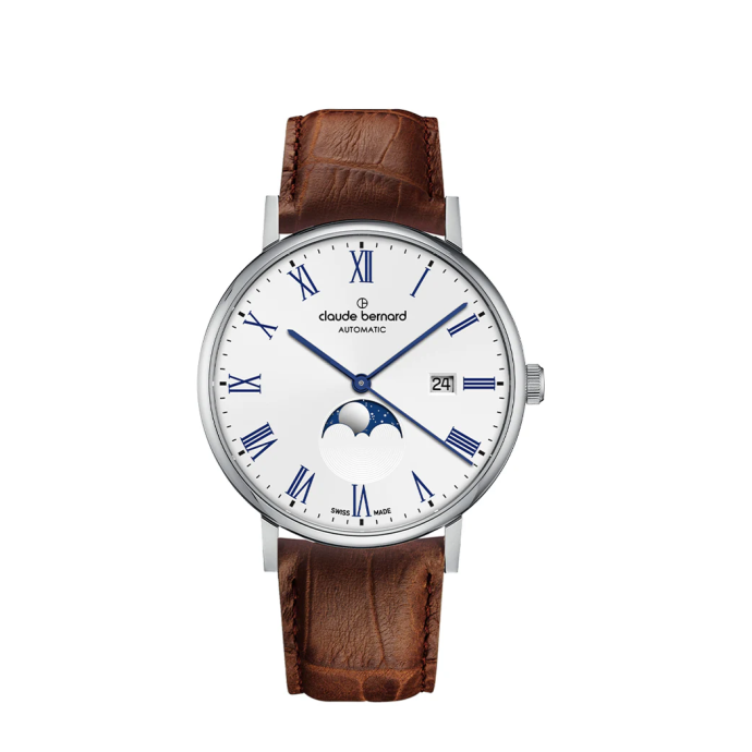 Мъжки часовник Claude Bernard Automatic Moon Ph. slim 80501 3 BRBU