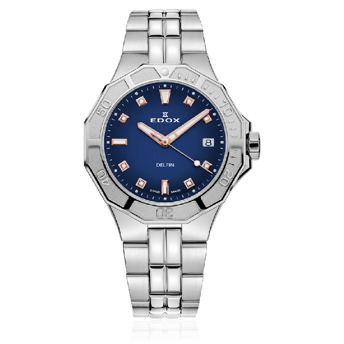 Дамски часовник Edox Delfin 53020 3M BUDDR