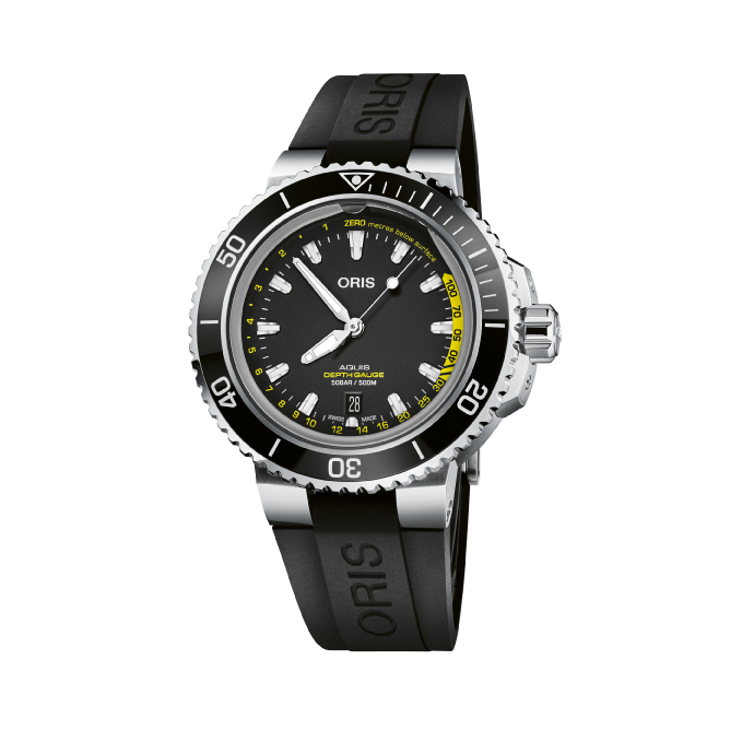 Мъжки часовник Oris Aquis Diving Depth Gauge 733 7755 4154-Set RS