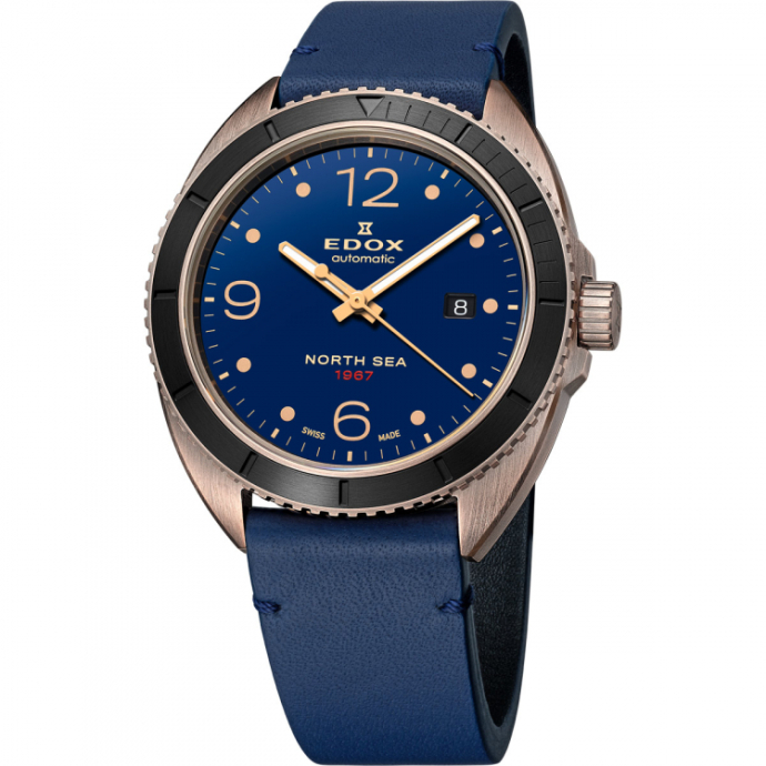 Мъжки часовник Edox North Sea 1967 Historical LE 80118 BRN BU1