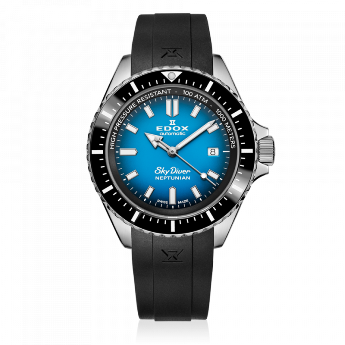 Мъжки часовник Edox Sky Diver Auto Neptunian 80120 3NCA BUIDN