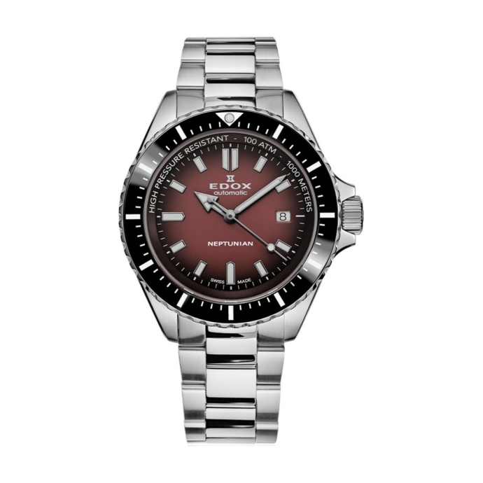 Мъжки часовник Edox Sky Diver Auto Neptunian 80120 3NM BRD