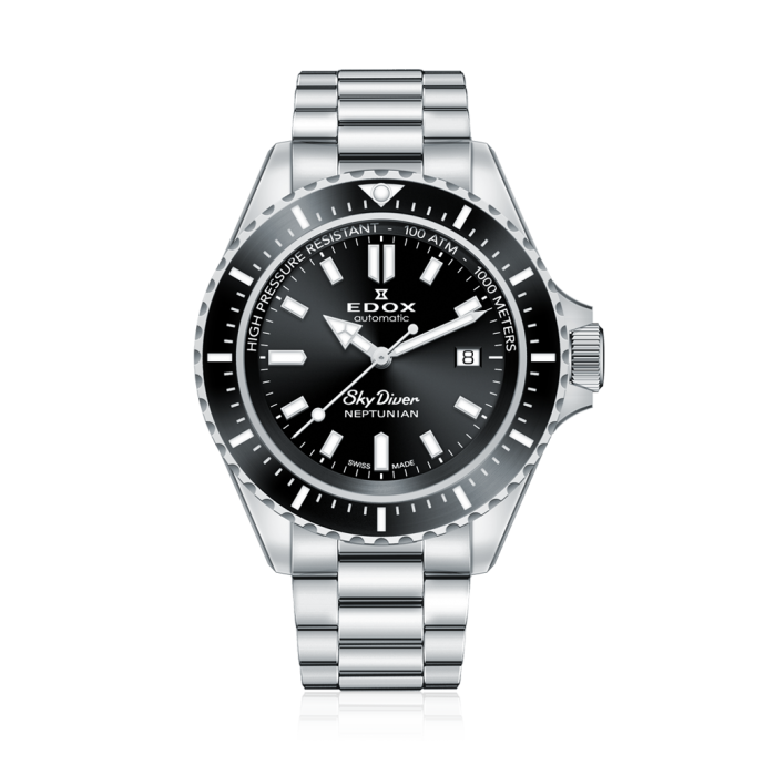 Мъжки часовник Edox Sky Diver Auto Neptunian 80120 3NM NIN