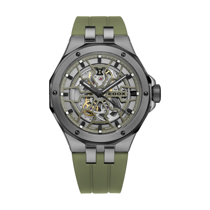 Мъжки часовник Edox Delfin Mecano 85303 357GNCAV VONB