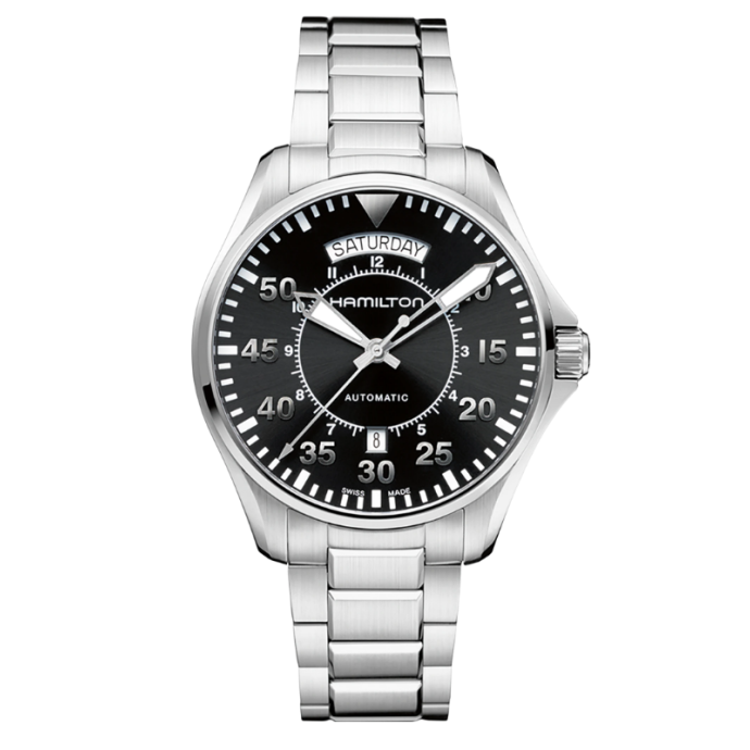 Мъжки часовник HAMILTON KHAKI AVIATION PILOT DAY DATE AUTO H64615135