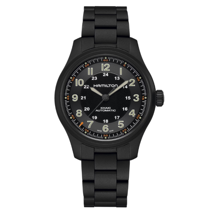 Мъжки часовник Hamilton Khaki Field Titanium Auto H70.665.130