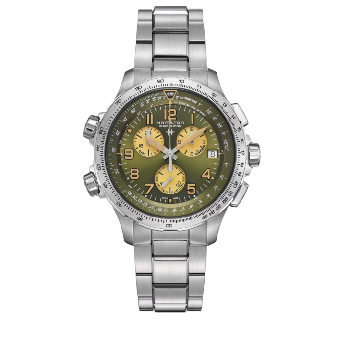 Мъжки часовник Hamilton Khaki Aviation Xwind GMT H77.932.160
