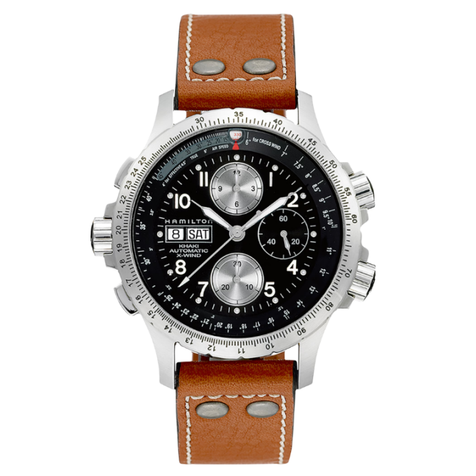 Мъжки часовник Hamilton KHAKI AVIATION X-WIND AUTO CHRONO H77.616.533