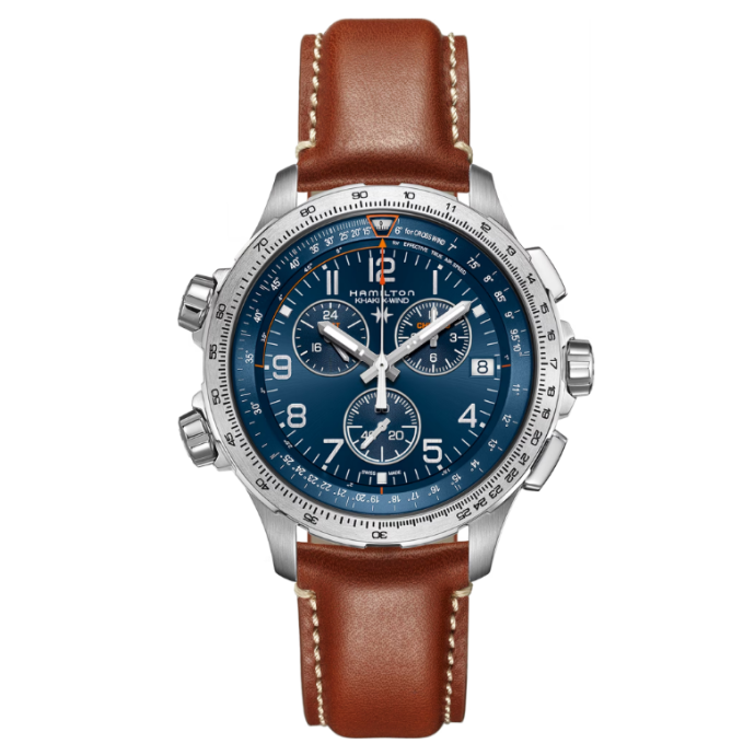 Мъжки часовник Hamilton Khaki X-Wind GMT H77922541