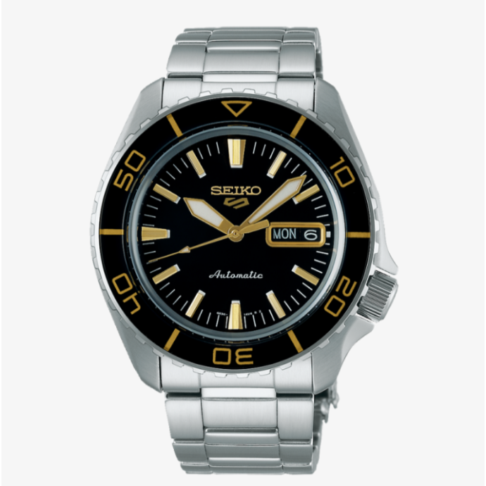 Мъжки часовник Seiko 5 Sports Blacktone Redux SRPK99K1
