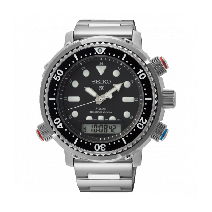 Мъжки часовник Seiko Prospex Solar ‘Arnie’ Hybrid Diver’s 40th Anniversary SNJ033P1
