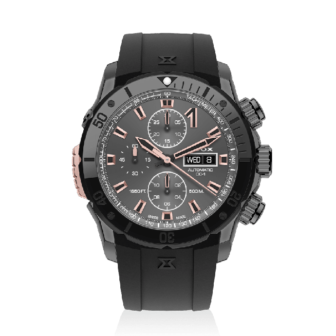 Мъжки часовник EDOX CO-1 CHRONOGRAPH AUTOMATIC 01128 37GNRCA GNR