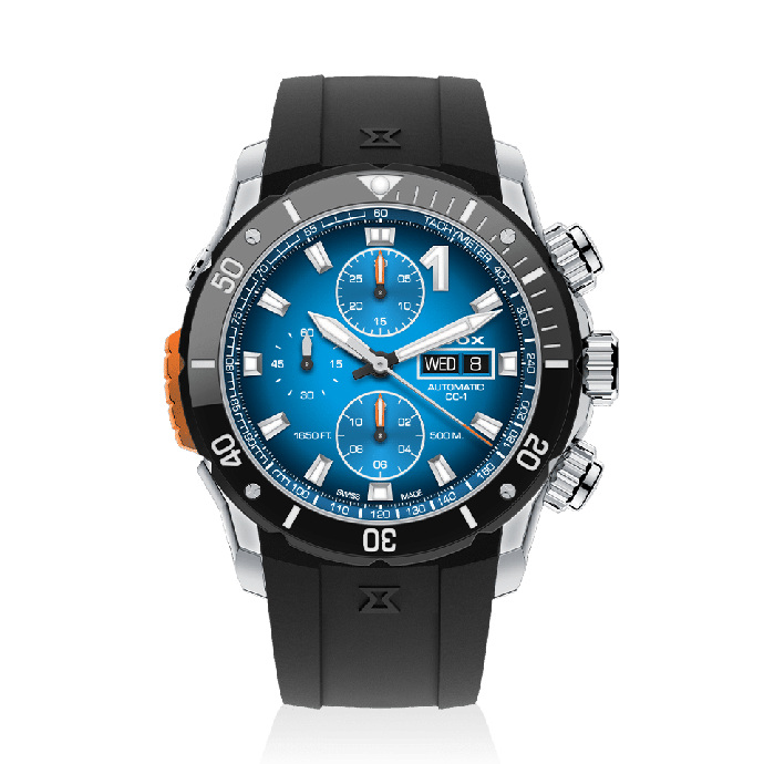 Мъжки часовник EDOX CO-1 CHRONOGRAPH AUTOMATIC 01128 3NOCA BUIDN