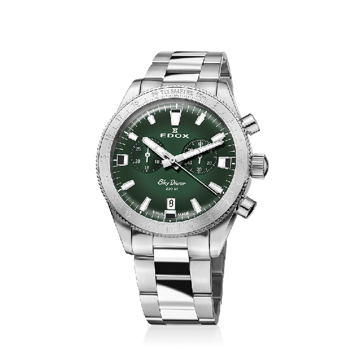 Мъжки часовник EDOX Skydiver quartz chrono LE 10116 3 VIDN