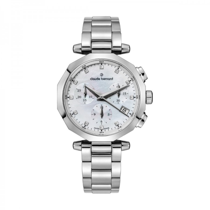 Дамски часовник Claude Bernard Dress Code Chronograph 10251 3M NAN