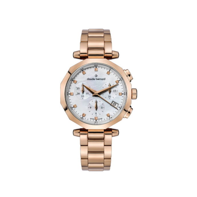 Дамски часовник Claude Bernard Dress Code Chronograph 10251 37RM NAR