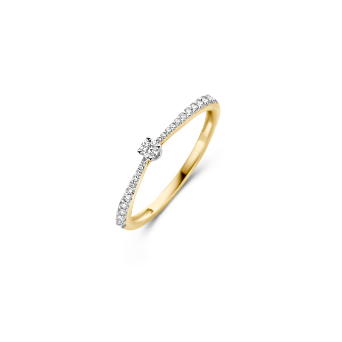 Дамски златен пръстен с диаманти Blush 1657BDI