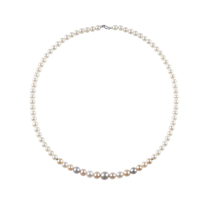 Дамско златно колие с перли Bliss 20092914