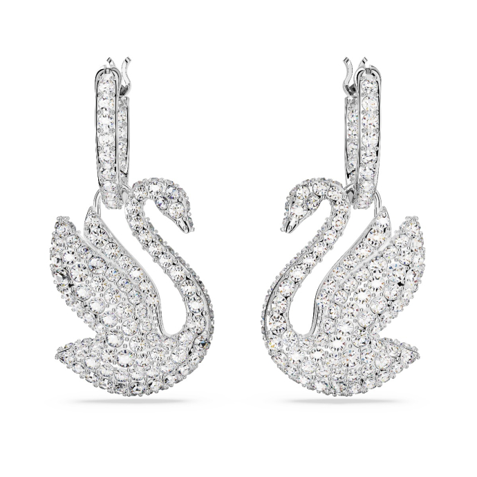 Дамски обици Swarovski  ICONIC SWAN 5647545