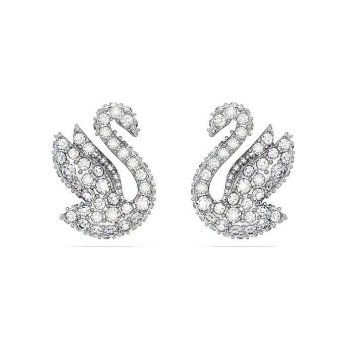 Дамски обици Swarovski ICONIC SWAN 5647873