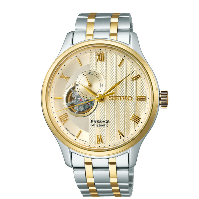 Мъжки часовник Seiko Presage ‘Japanese Zen Gardens’ in Gold-toned sand SSA464J1