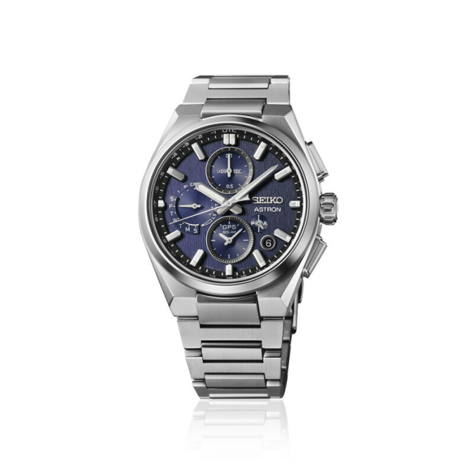 Мъжки часовник Seiko Astron GPS Solar 5X Dual-Time Chronograph in Infinite Blue 5x83 SSH161J1