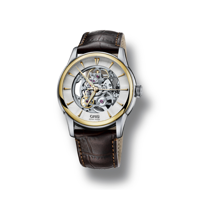 Мъжки часовник Oris Artelier Skeleton 734 7670 4351-07 5 21 70FC