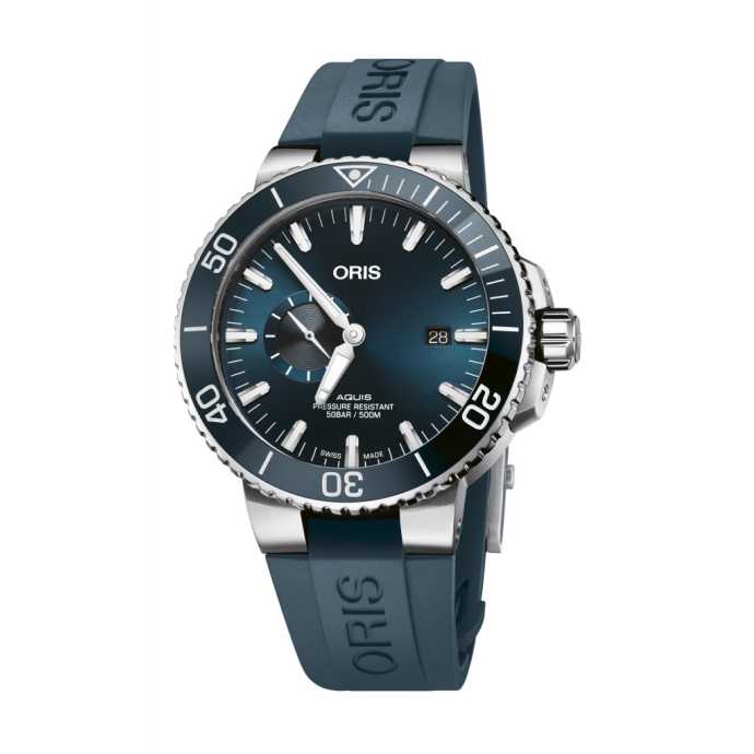 Мъжки часовник Oris Aquis Small Second Date 743 7733 4155-07 4 24 69EB