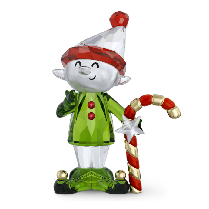  Коледна фигура SWROVSKI  Elf and Candy Cane5701852