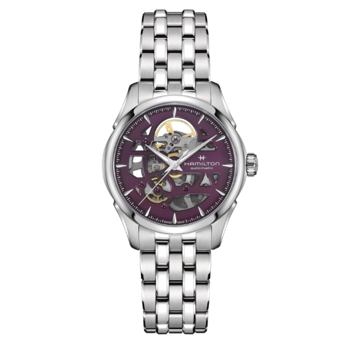 Дамски часовник Hamilton Jazzmaster Skeleton Lady Auto H32265101