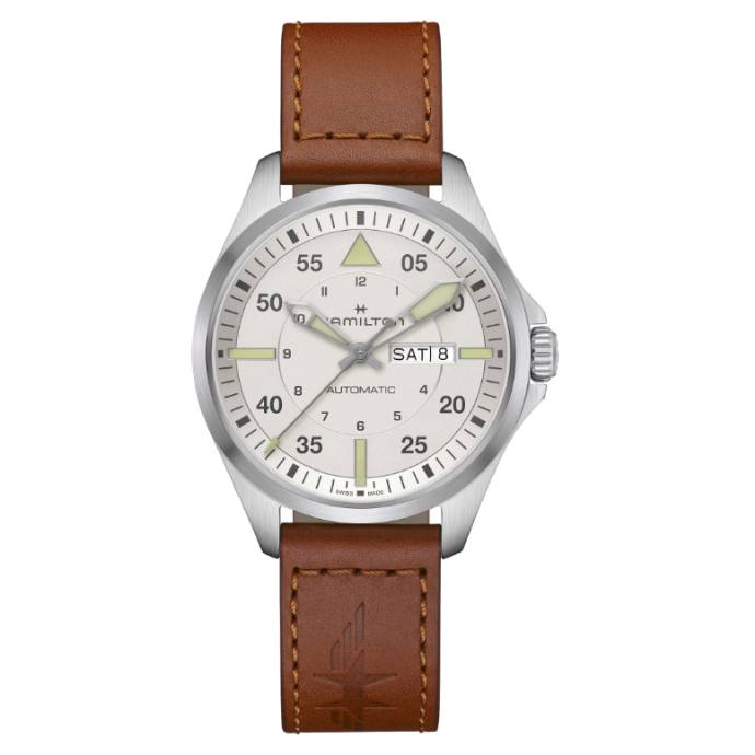 Мъжки часовник HAMILTON KHAKI AVIATION PILOT DAY DATE H64635550