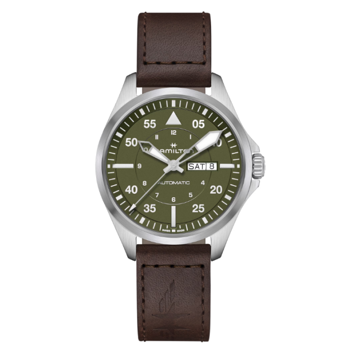 Мъжки часовник HAMILTON KHAKI AVIATION PILOT DAY DATE H64635560