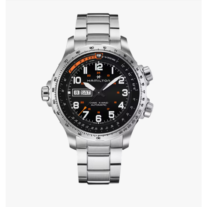 Мъжки часовник HAMILTON Khaki Aviation X-Wind Day Date Auto H77755133