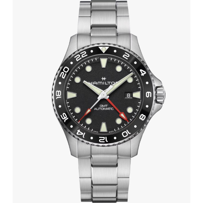 Мъжки часовник HAMILTON Khaki Navy Scuba Auto GMT H82555130