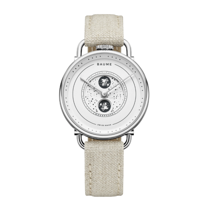 Дамски часовник Baume & Mercier Baume Baume Moon Phase 41mm. MOA10639