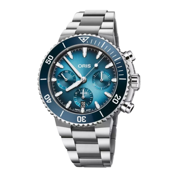 Мъжки часовник  Oris Aquis Chronograph 771 7793 4155-07 8 23 01PEB