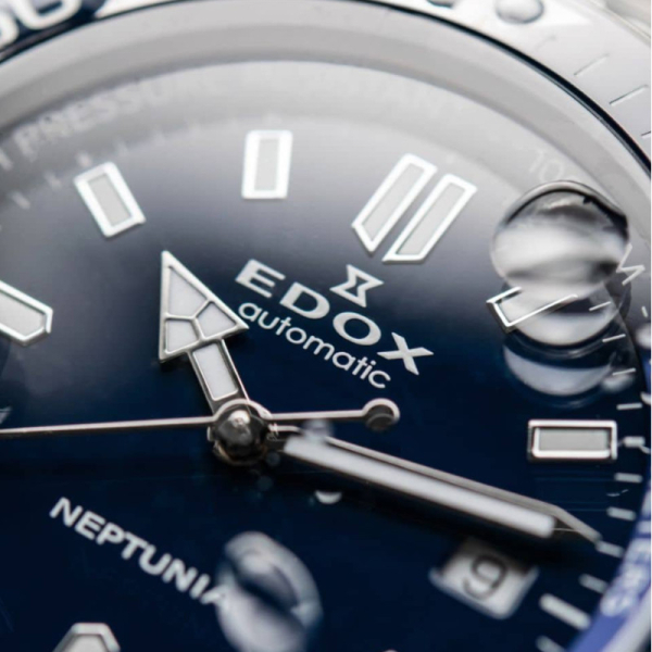 Мъжки часовник Edox Sky Diver Auto Neptunian 80120 3BUM BUF