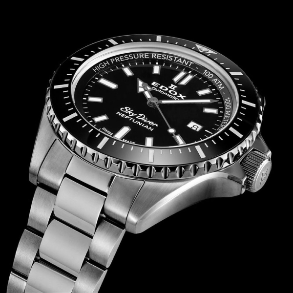 Мъжки часовник Edox Sky Diver Auto Neptunian 80120 3NM NIN
