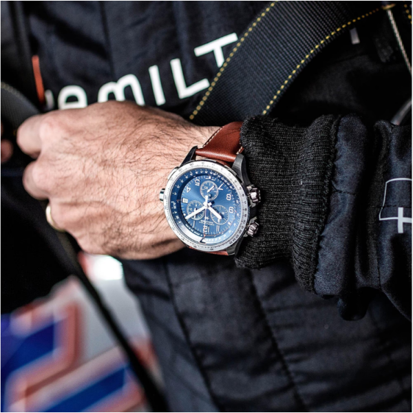 Мъжки часовник Hamilton Khaki X-Wind GMT H77922541 - Timeland